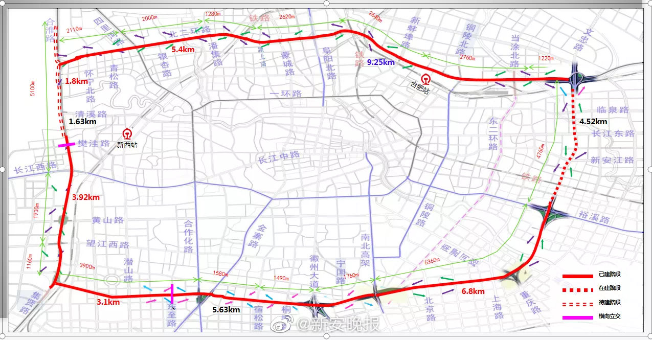 合肥二环改造最新进展，城市交通新动脉即将畅通无阻